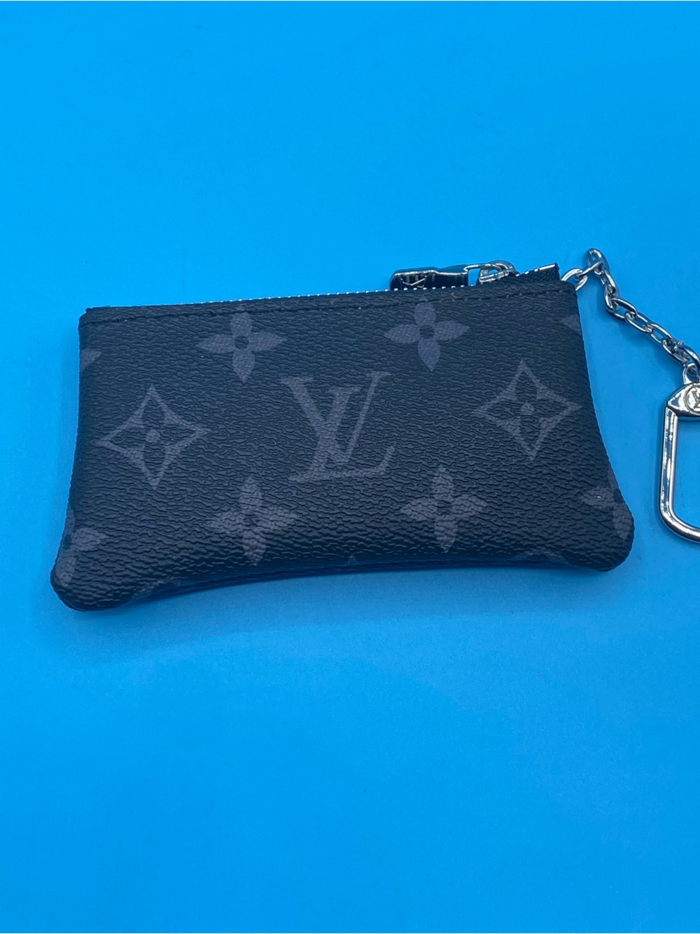 Louis Vuitton Monogram Eclipse Key Pouch - Black